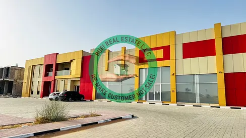 **🏭Ready to move After 2 months Main Road Facing/220KW High Power 24,281SQFT Industrial Land With Warehouse + Showroom For Rent in Emirates Modern In
