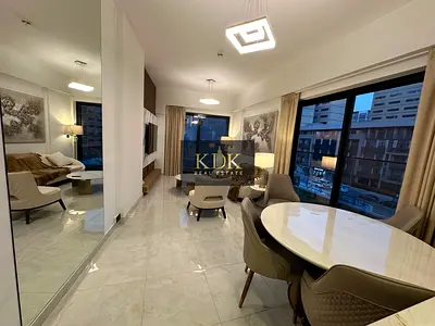 Furnished 1BR | Avanos Residence JVC | City View Balcony