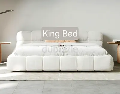 Stylish And Modern Design King Size Bed With Mattress