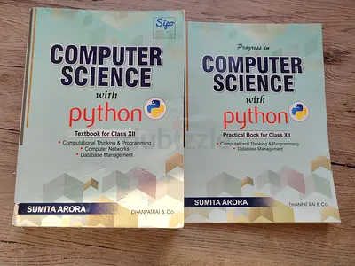 Computer Science with Python (Textbook + Practical Book) by Sumita Arora - Class XII