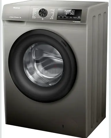Hisense Front Load Washing Machine - 8kg, Silver, Excellent Condition