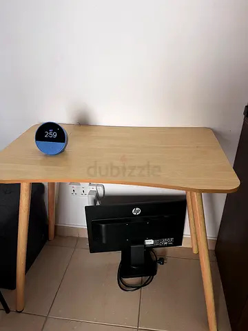 Simple Light Wood Study/Computer Table - excellent Condition
