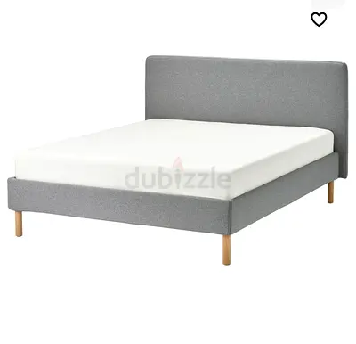 Ikea Queen size bed with mattress available in perfect condition