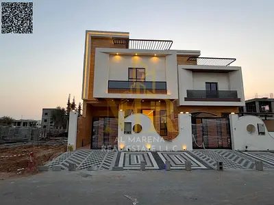 A villa with all registration and ownership fees included, on the main street, ready to move in, in the most prestigious areas of Ajman. Freehold owne