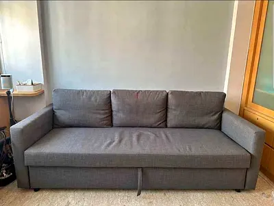 Gray 3-Seater Sofa - Clean, Comfortable, Good Condition