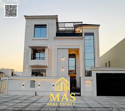 🏡 فيلا فاخرة كورنر للبيع في الزاهية – عجمان | G+2 | موقع مميز