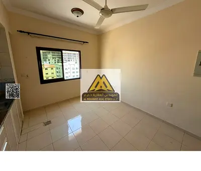 Studio for annual rent in Al Hamidiya 1, Ajman. Prime location near Ajman University and services. Price AED 18,000 yearly, payment in 4 or 6 installm