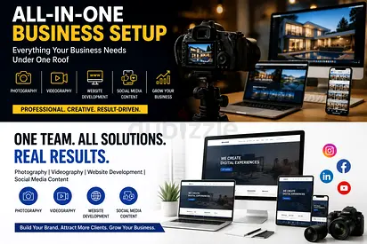 Everything Your Business Needs | Photography, Video  Online Setup