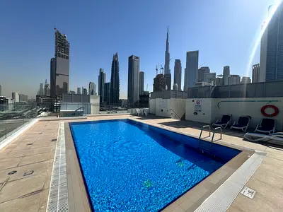 Burj Khalifa View - Specious 2BR Near Metro