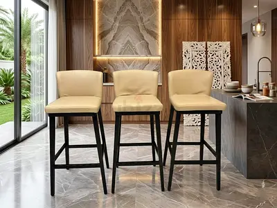 Italian leather stools