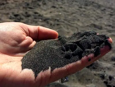Black Sand for Aquarium and home garden decorations approx 10 kg