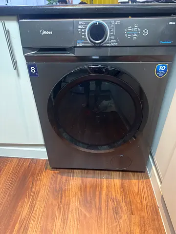 Midea Front Load Washing Machine - 8kg, Black (Good Condition)
