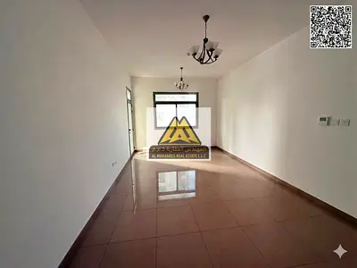 Balcony with an open view | Brand new apartment, second tenant | Built-in wardrobes | Prime location in the heart of Ajman, next to Al Waha Towers