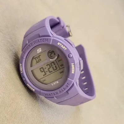 Skacher Casual Lavender Digital Sport Watch - Good Condition