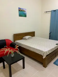 Master bedroom ready to move for single or 2 Excuitive or couple st11 near alFurjan metro for Indian
