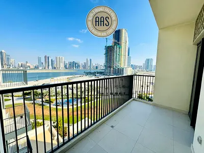 Beach View | Splendid 3-Bedroom | Maid Room | gym pool