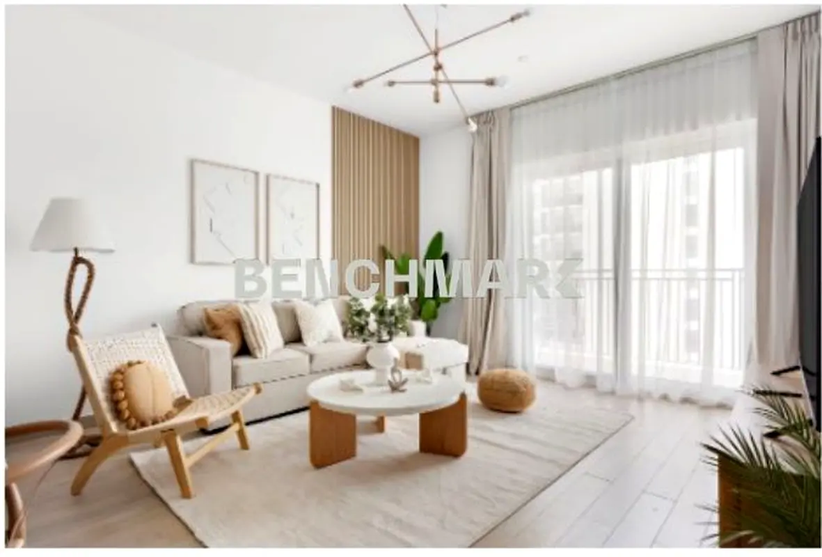 Mid Floor Living with Sea Glimpse | Furnished 1BR | Ready to Move!