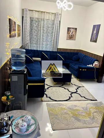 للبيع شقة غرفة وصالة  مع باركن  بابراج الجاردن سيتي الحميدية