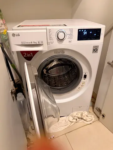 LG Front Load Washing Machine - 8/5kg, Good Working Condition
