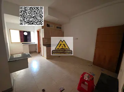 A spacious studio for annual rent in Al Nuaimiya – Ajman, located directly on Kuwait Street in a lively area close to all services, offered at a very