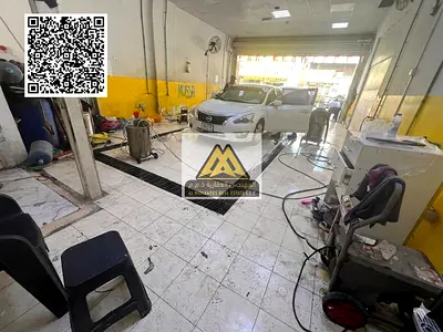مغسلة جاهزة للإيجار بالرميلة | مساحة كبيرة جدًا | طابق ميزانين بمساحة واسعة |  مناسبة لجميع أنشطة الغسيل | موقع مميز بكثافة سكانية عالية