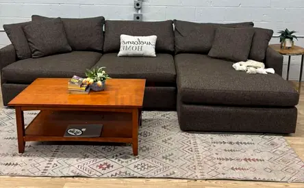 Lounge deep 92 sectional L shape sofa