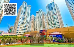 Furnished studio apartment in Ajman One Towers, all bills included, for monthly rent