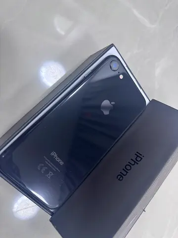 iPhone 8 (Black) with Original Box - Good Condition