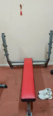Gym equipments flat bench