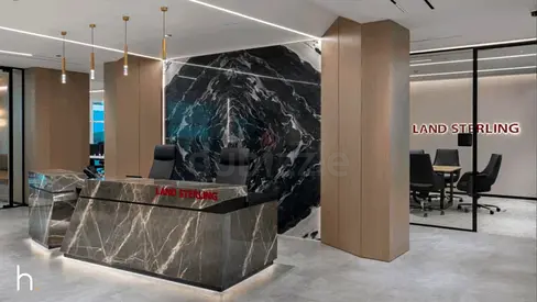 Land Sterling HQ Full Fitout  Renovation work, Furniture, Walls, Electric, and Paint
