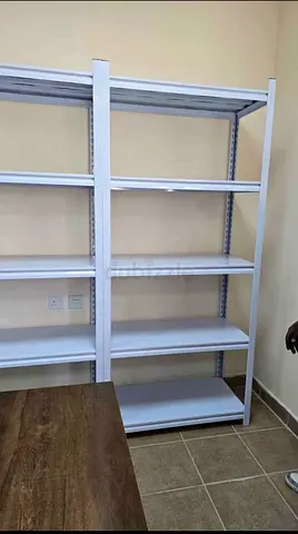 Sturdy Metal Storage Shelving Unit - 5 Tiers, White