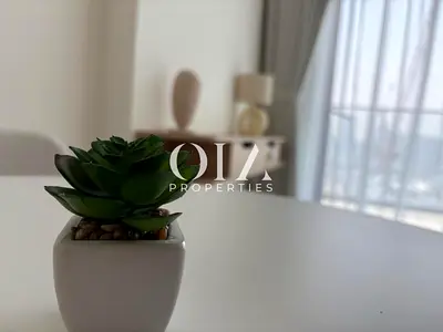 High-Floor Studio | Binghatti Azure | Balcony & City View