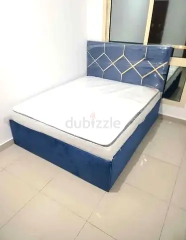 King size Bed with mattress 180x200cm.  Same day delivery available