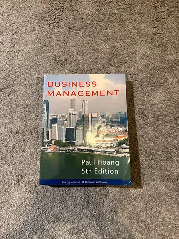 Business Management by Paul Hoang (5th Edition)