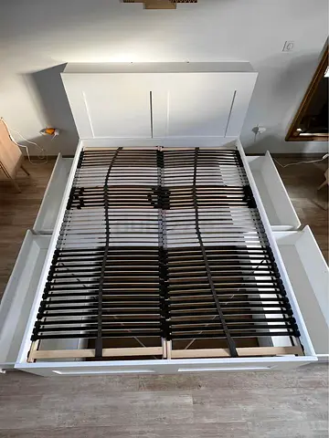 IKEA Brimness Double size bed frame with mattress  - Good Condition