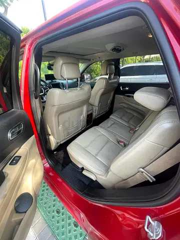 Red Dodge Durango GT with new tires