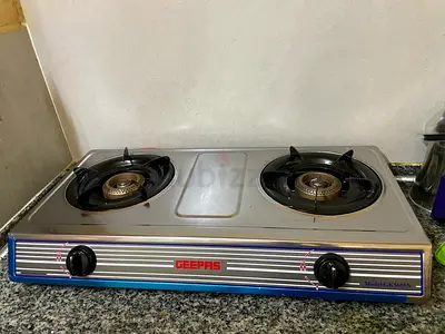 Geepas gas stove, Gas cylinder and regulator with pipe