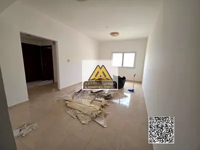 A two-bedroom apartment with a comfortable size and practical design, located in a prime location near Sheikh Ammar Street, with easy access to Sharja