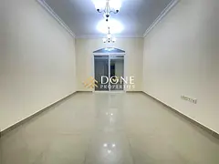 Open view ! Spacious 1bhk front of zahia city center / with wardrobes / balcony/ master bedroom/ and