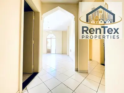 SUPER OFFER TWO BEDROOM WITH TWO WASHROOM WITH AWARDROBE & CENTRAL AC RENT IS ONLY 38k AL NAD QASMIYAH