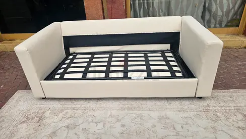 Ikea vimle two Seater Sofa bed Beige Used Beige Fabric 2-Seater Sofa Bed Frame - Good Condition