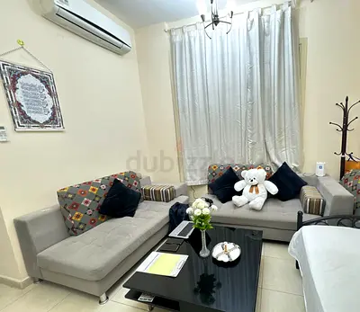 Used 2-Seater and 3-Seater Gray Fabric Sofa Set with Single Seater