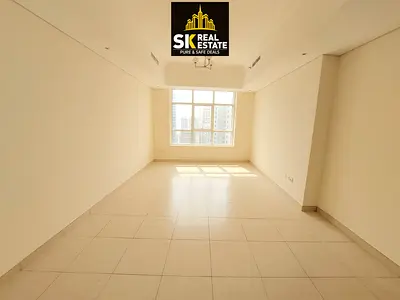 Spacious 3BHK Corner | Open View | Maid Room | 4 Washrooms | Gym, Pool & Parking Free | 65K Rent | 4 Payments