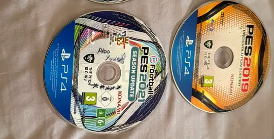 PS4 PES 2019  PES 2021 (Season Update) Discs - Set of 4 each 250