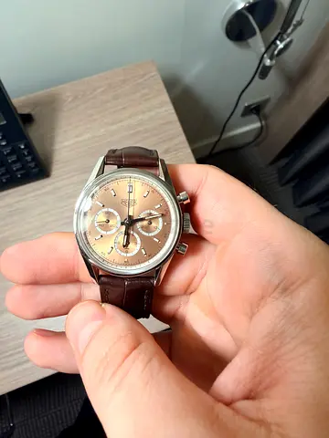 Tag Heuer Carrera Salmon Dial (rare)