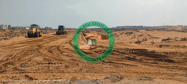 QUANTITY OF INDUSTRIAL PLOTS AVAILABLE  43570 SQFT IN UAQ INDUSTRIAL AREA