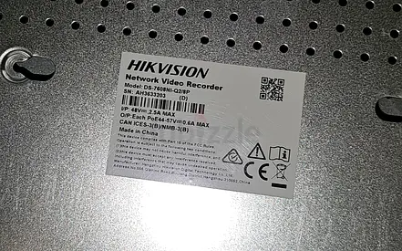 Hikvision Network Video Recorder (DS-7608NI-Q2/8P) - Working Condition