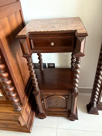 Antique side table / fridge