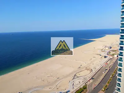 3 Bedroom Luxury Apartment for Rent in Corniche Towers Ajman | Full Sea View | Furnished | 3400 Sq Ft | High Floor