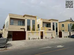 In Rawda 3, a 5000 sq ft two-story villa with five master bedrooms, a majlis, two living rooms, and
